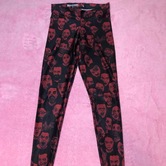 Black Milk Zombie Red Leggings - Picture 1 of 2